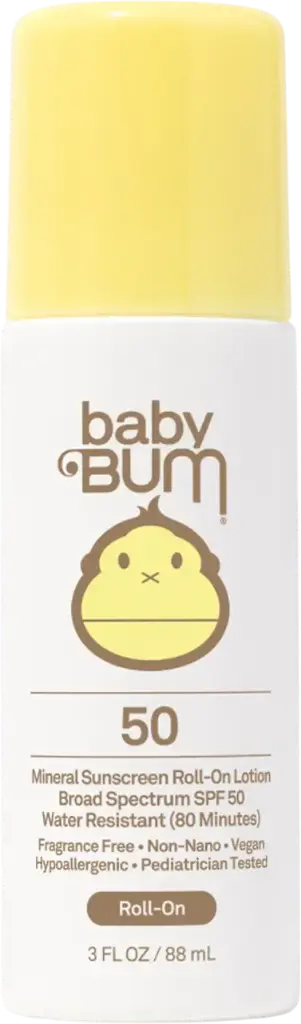 Baby Bum Mineral SPF 50 Roll-On Sunscreen 3 oz