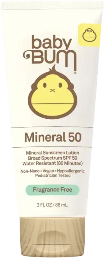 [30-50350] Baby Bum Mineral SPF 50 Sunscreen Lotion 3 oz